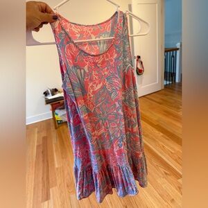 OTTO Pink and Blue Floral Dress